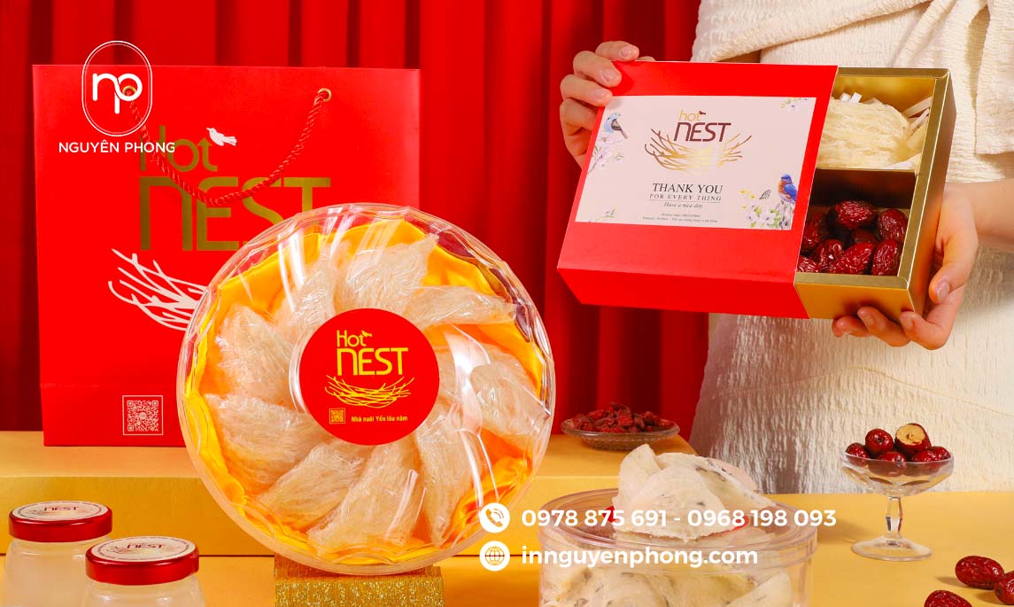 Mẫu hộp giấy đựng yến sào